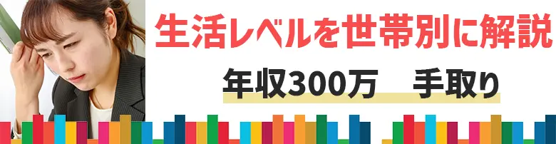 年収300万　手取り