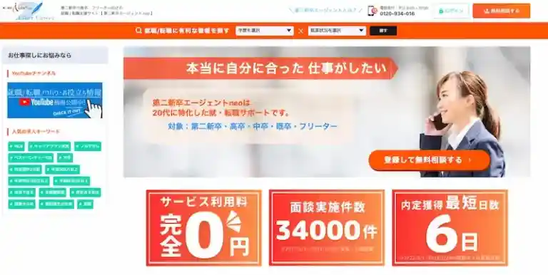 第二新卒エージェントneoとは？基本情報を解説