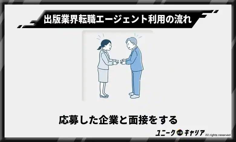 Step5​​.応募した企業と面接をする