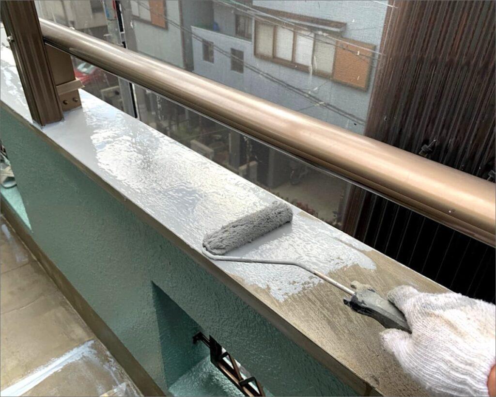 ウレタン塗布１回目