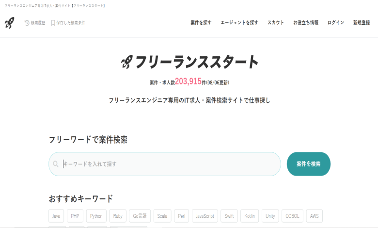 フリーランス　サイト　仕事　フリーランススタート