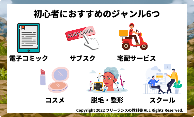 ASP　おすすめ　ジャンル