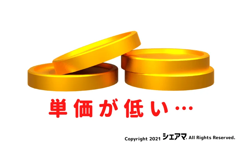 時給が安いのでガッツリは稼げない