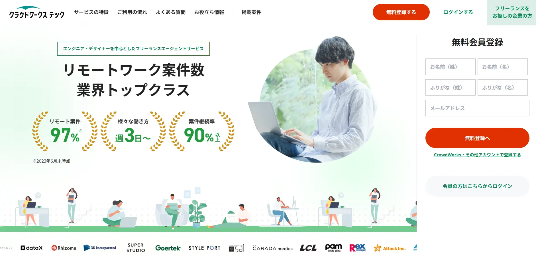 クラウドワークス テック(旧Crowdtech)とは？【リモート案件97%なので場所を気にせず働ける】