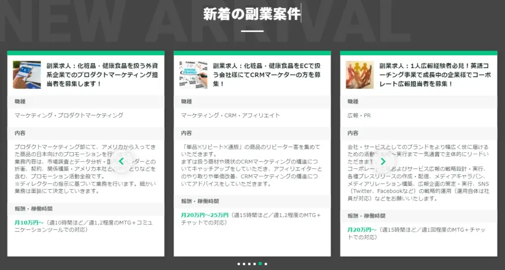 プロの副業 副業案件